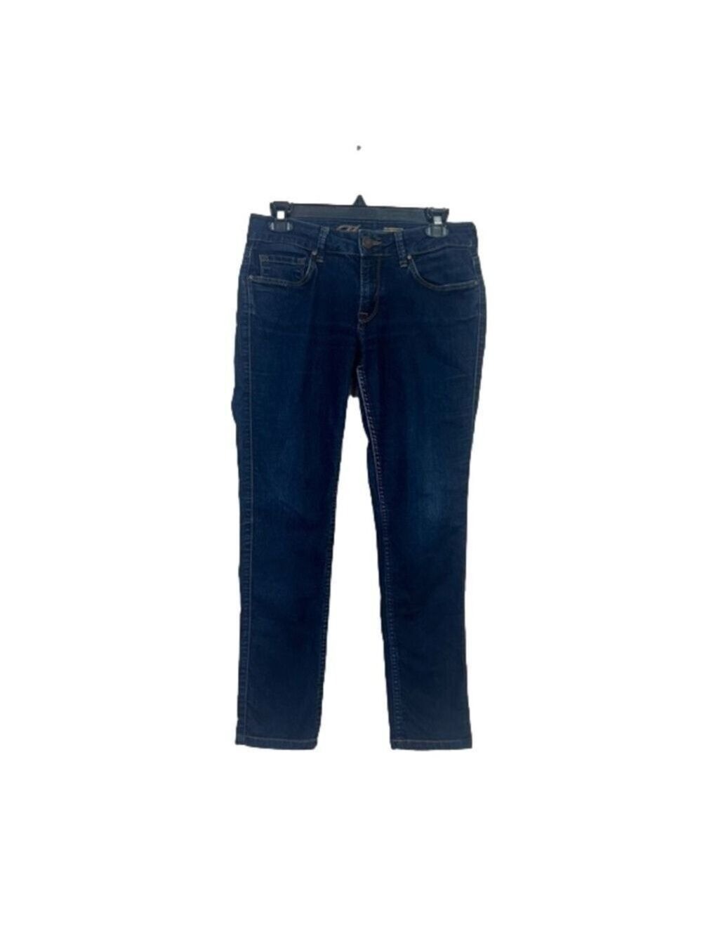 Mavi Jeans Alexa Mid Rise Skinny Womens Size 27/32 Blue Dark Wash Stretch